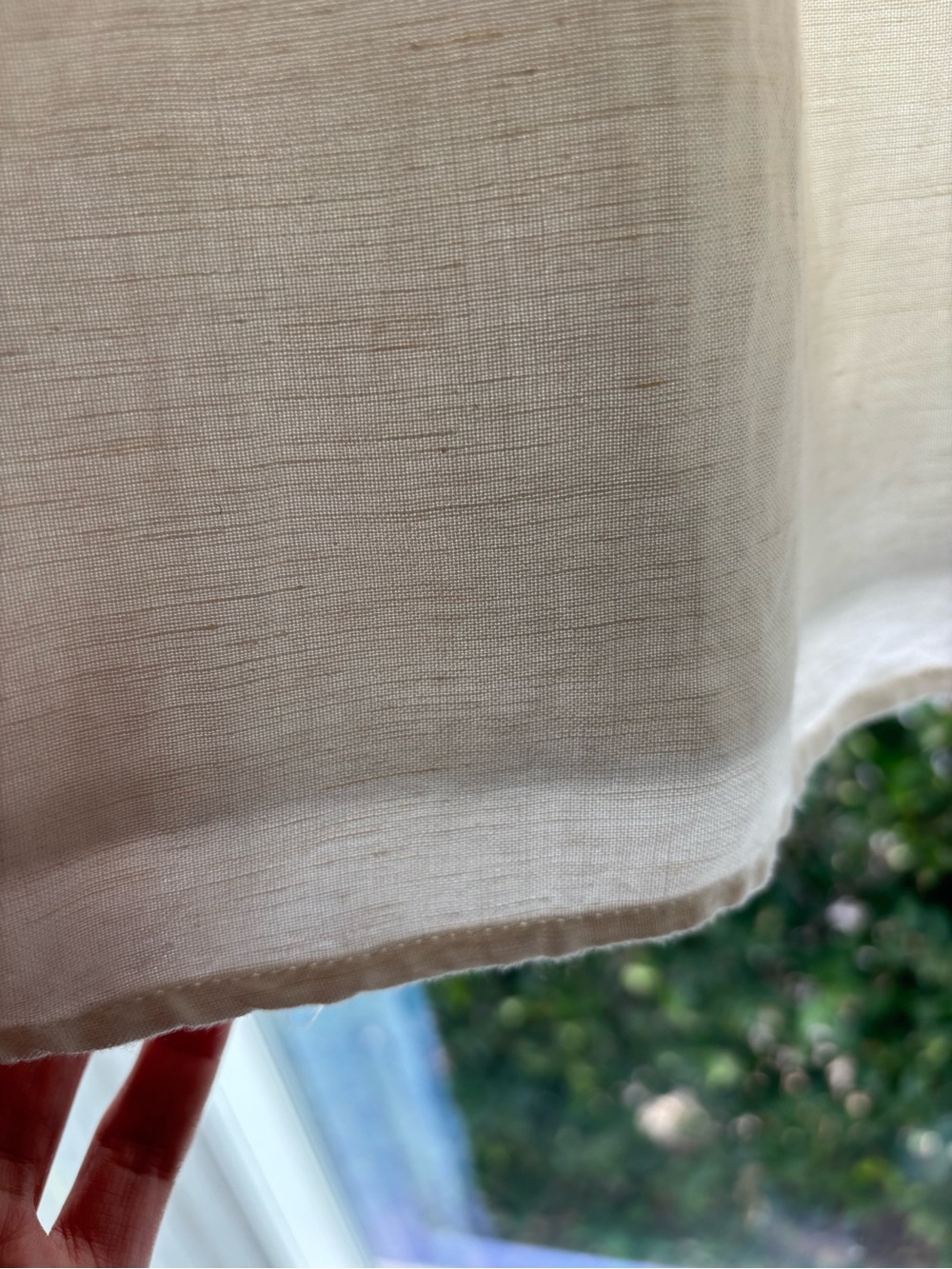 Linen Sabo Skirt Dress Puff Sleeve - Picture 7 of 11